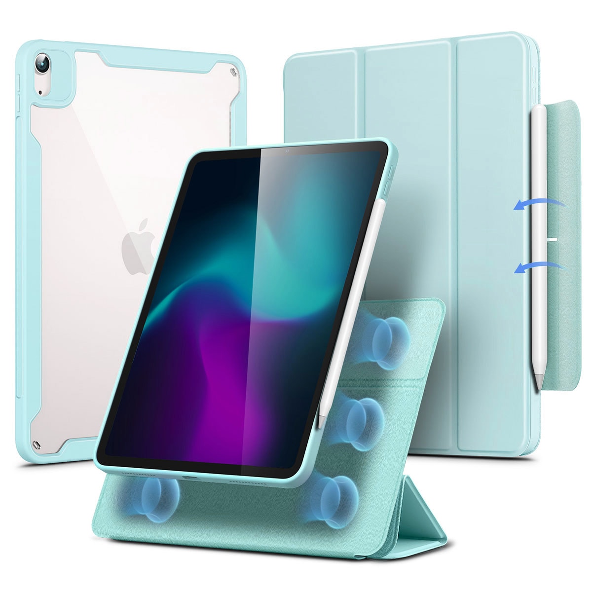 ESR [iPad Air 11インチ (M3/M2) 用] REBOUND 360 ハイブリッド 2WAY