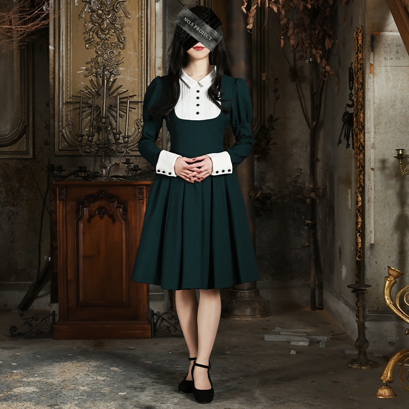 クラシックレトロワンピース グリーン | NO.S PROJECT