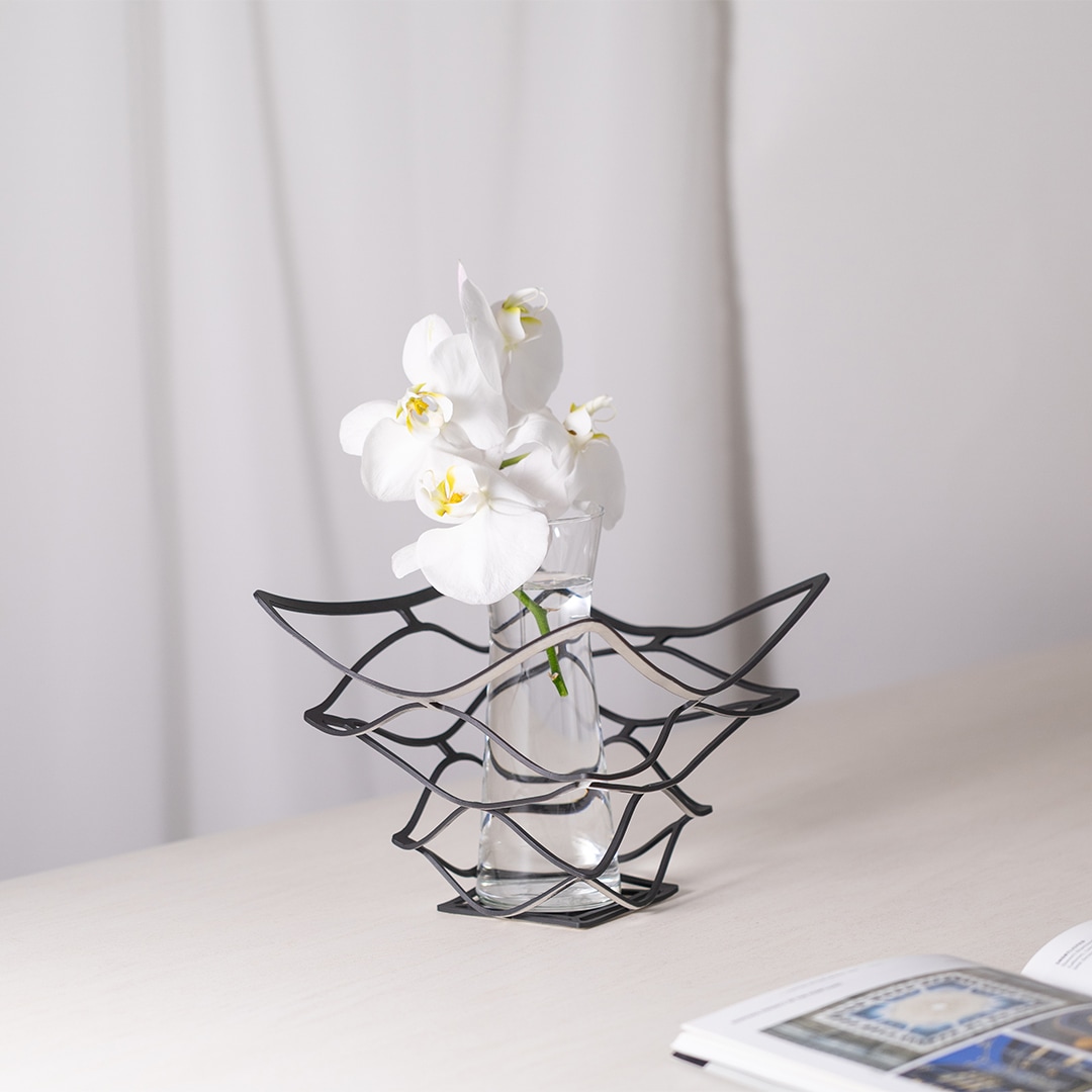 KAGO - スクエア - L - リバーシブルブラック｜錫製雑貨・酒器の通販は