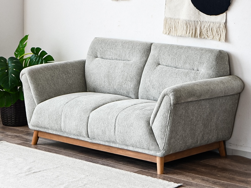 ソファ 2人掛け ソファー ファブリック生地 2人掛け用 ハイバック