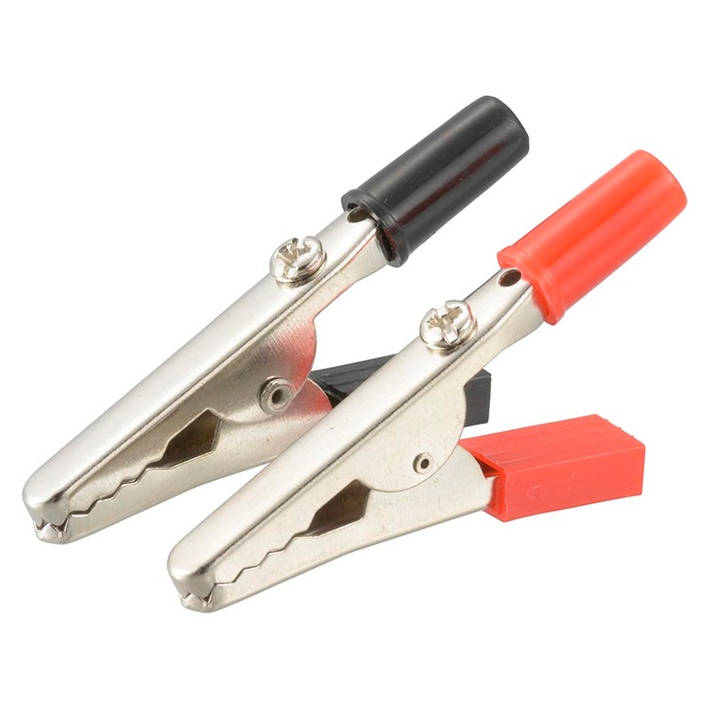 ワニグチクリップ 大 2個入 赤・黒｜DZ-WCL/RK 09-1882｜通販なら