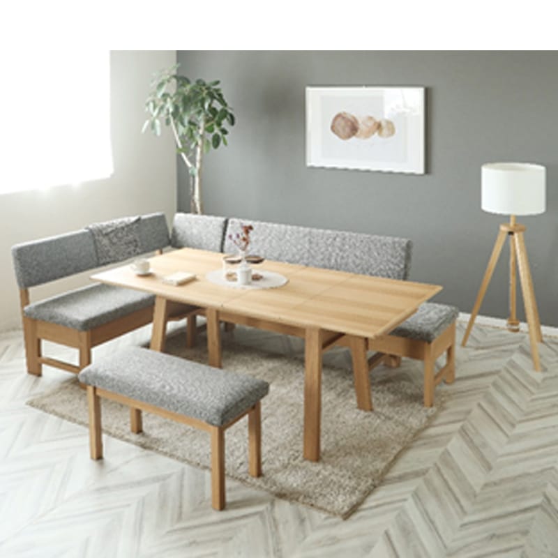 シギヤマ家具】 4～6人掛け伸長式リビングダイニングセット ボリス