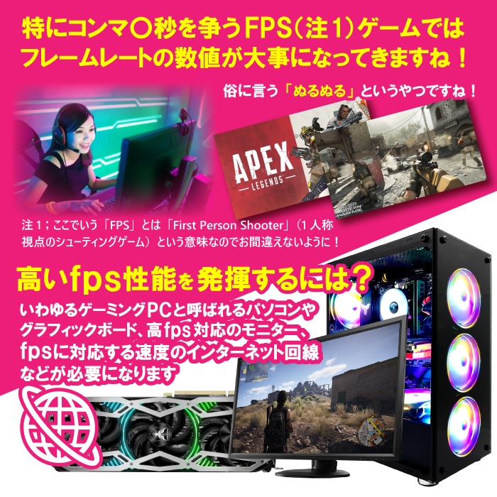 ゲーミングPC デスクトップパソコン ホワイト メッシュ GeForce