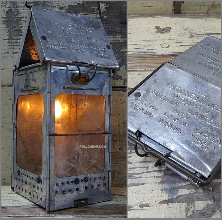 Stonebridge ストーンブリッジ キャンドルランタン 雲母 ストーンブリッジフォールディングキャンドルランタン