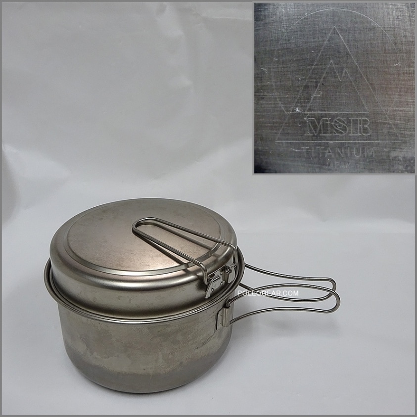 名作 MSR チタンケトル ヴィンテージ チタンクッカー wanderout クッカー好きが愛するロングセラー！！ MSR / チタンケトル 0.85L | BBG