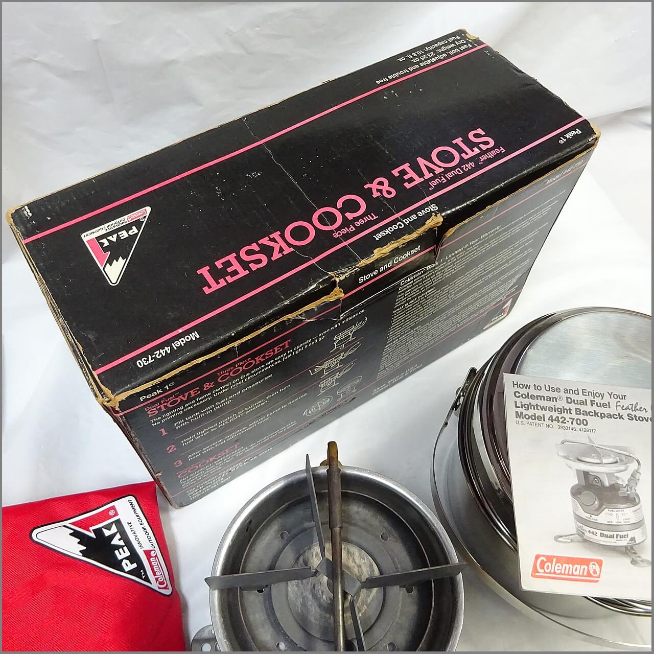 Coleman ピーク1 Feather 442 90年代 これぞ一生物】男心くすぐる長年愛用のコールマンフェザーストーブ