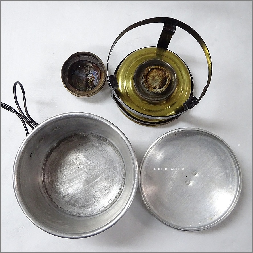 ビンテージアルコールストーブ　GLOGAU & CO 激レア 1940年代 スイス SIGG<BR>クッカー アルコールストーブ<BR>Aluminum