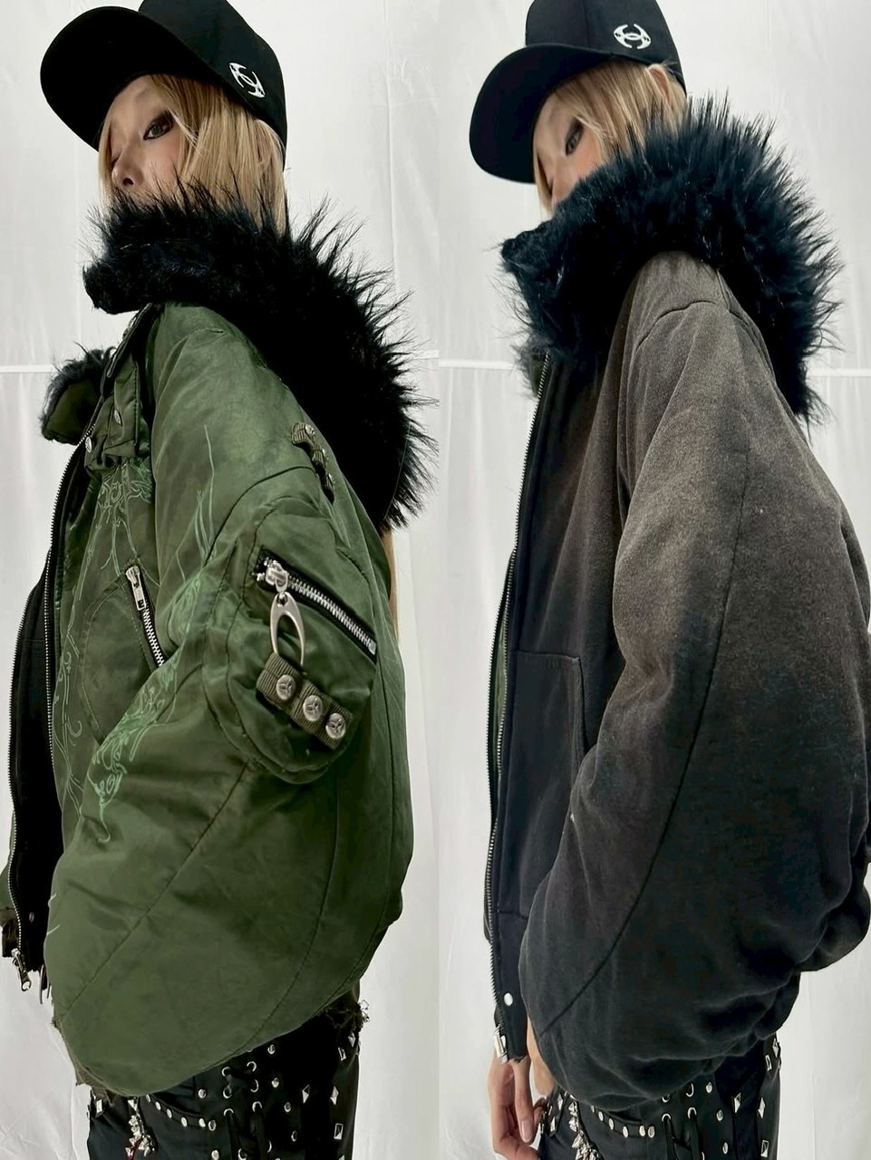 Cozy world Wide】COZY CHAOS REVERSIBLE BOMBER JACKET / 【コージー