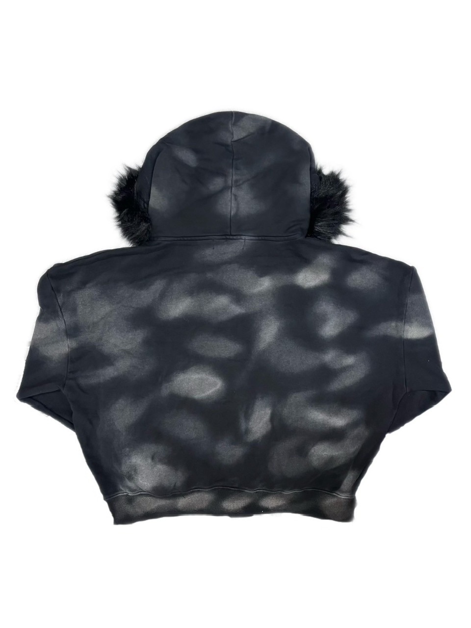 DIG YOUR OWN GRAVE】Желание FUR HOODIE /【ディグユアオウングレイブ