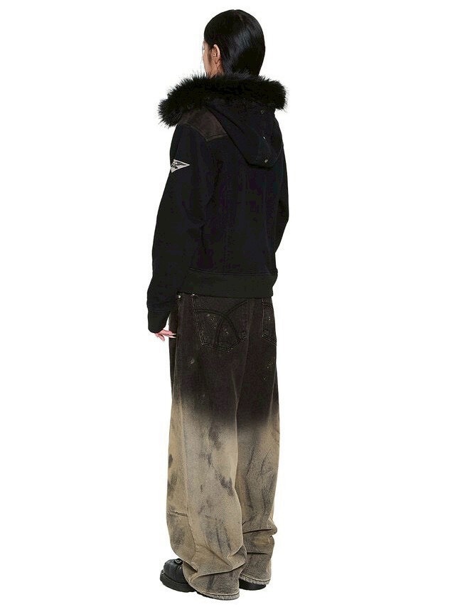 AAKAM】Fur Camo Contrast Jacket | OUR BRAND,AAKAM | PRESSING WEB SHOP