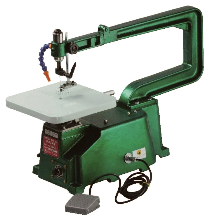 メーカー欠品、4月上旬以降予定】ユタカ 卓上木工糸のこ盤（変速