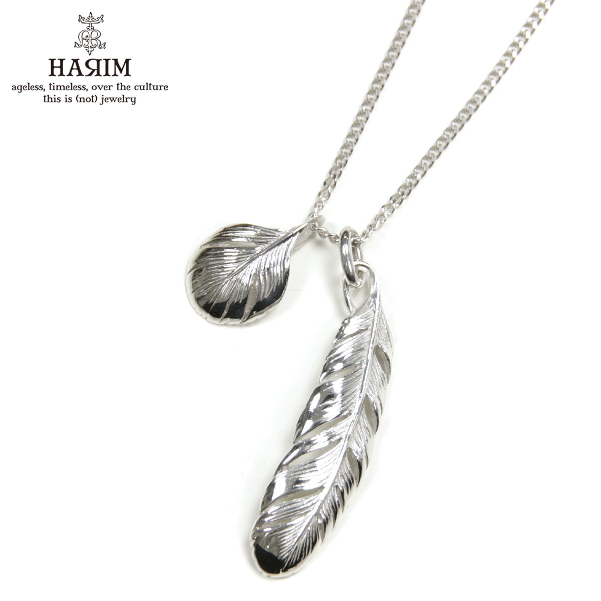 ハリム ネックレス メンズ レディース 正規販売店 HARIM フェザー