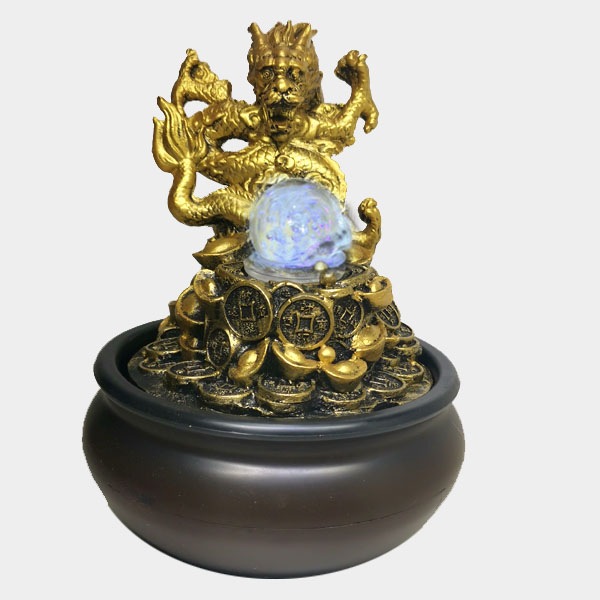 流水噴水龍置物S 【送料無料】（沖縄1000円） ｜開運,風水,グッズ