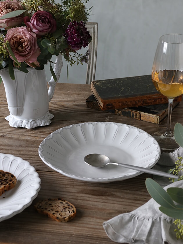 VIRGINIA CASA ITALICAスープ/パスタプレートNEW23cm ヴィルジニア