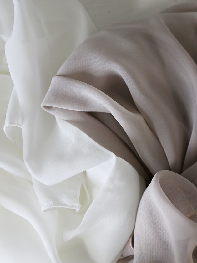 Chez moiカーテンOrganza Basicグレージュ140x220cm