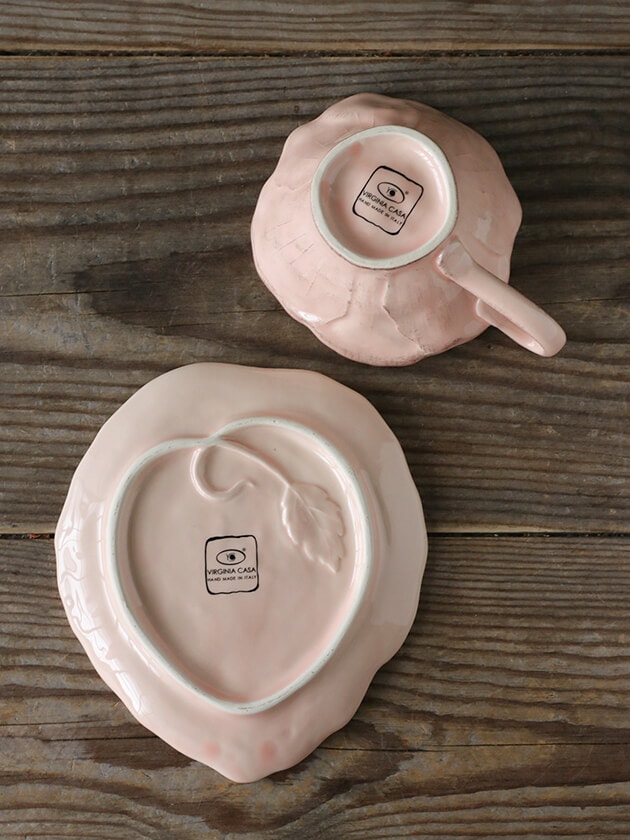Virginia Casa ROMANTICA カップ＆ソーサー ピンク