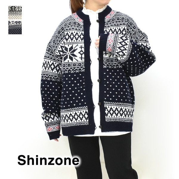 25AW】THE SHINZONE シンゾーン NORWAY KNIT CARDIGAN ノルウェー