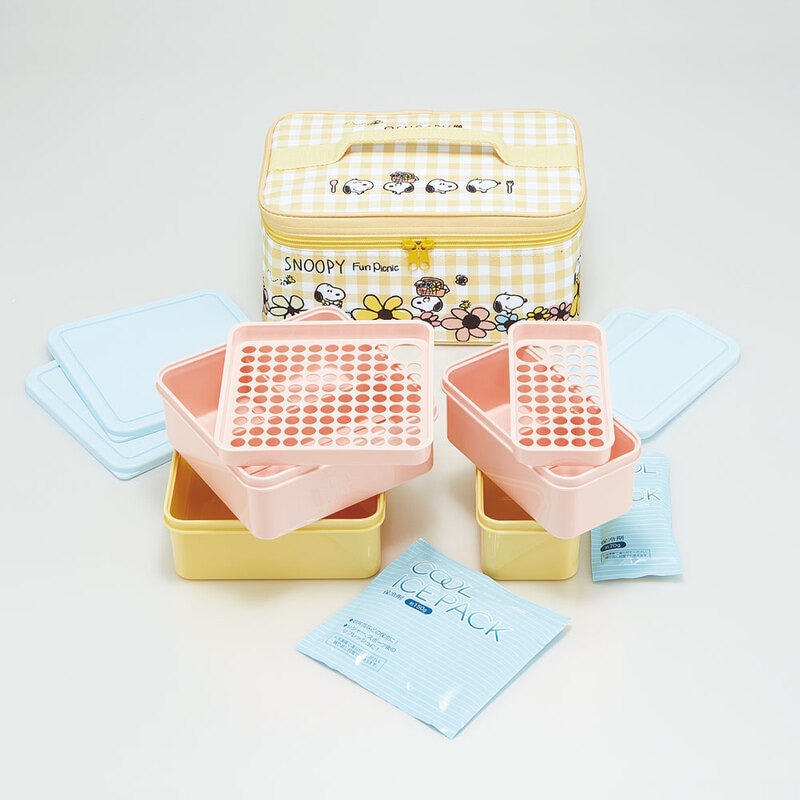 保冷バッグ付行楽ランチセット スヌーピー ピクニック