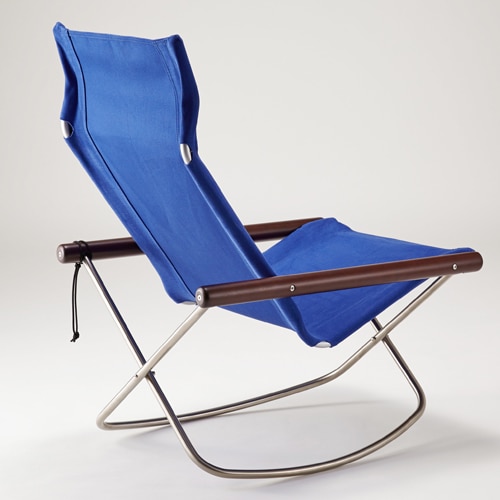 ニーチェアエックス ロッキング ダークブラウン／ブルー | Nychair X