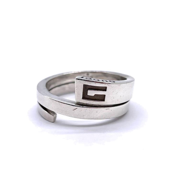 GUCCI グッチ スネーク スパイラルリング 指輪 925 シルバー 約26号