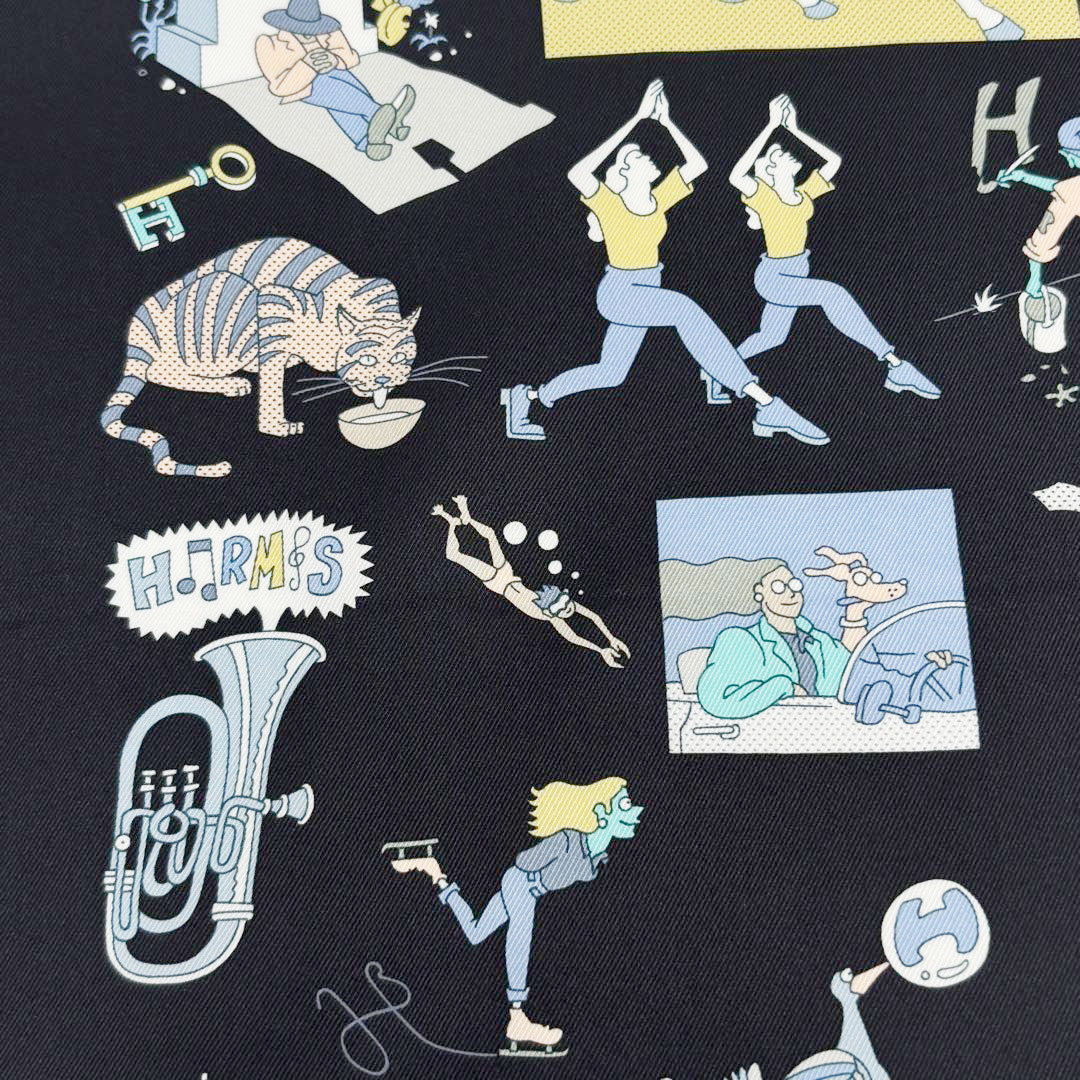 HERMES エルメス スカーフ カレ70 『Libre(カレ・リブレ)』 シルク