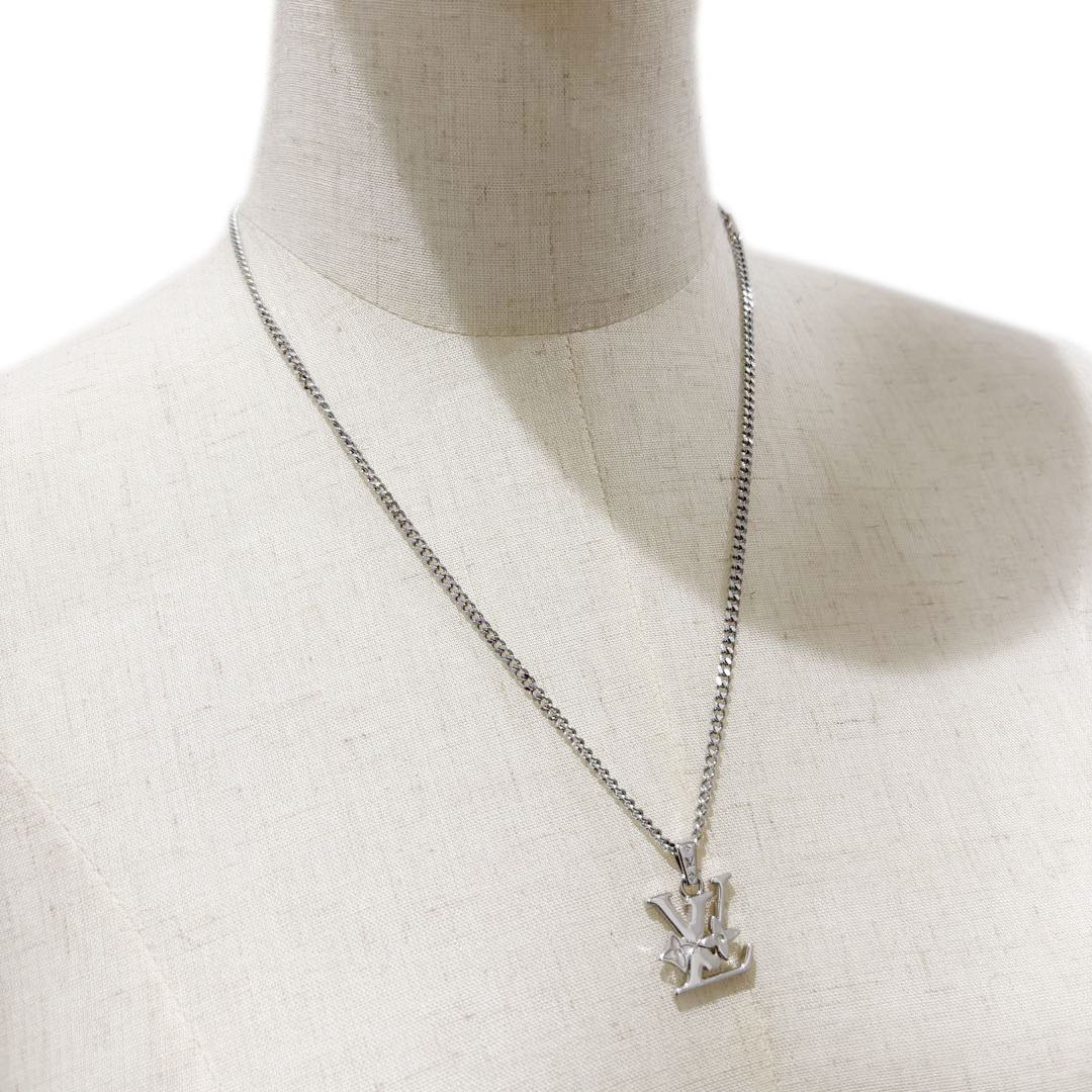 LOUIS VUITTON ルイヴィトン ペンダント・モノグラム ロウ ネックレス