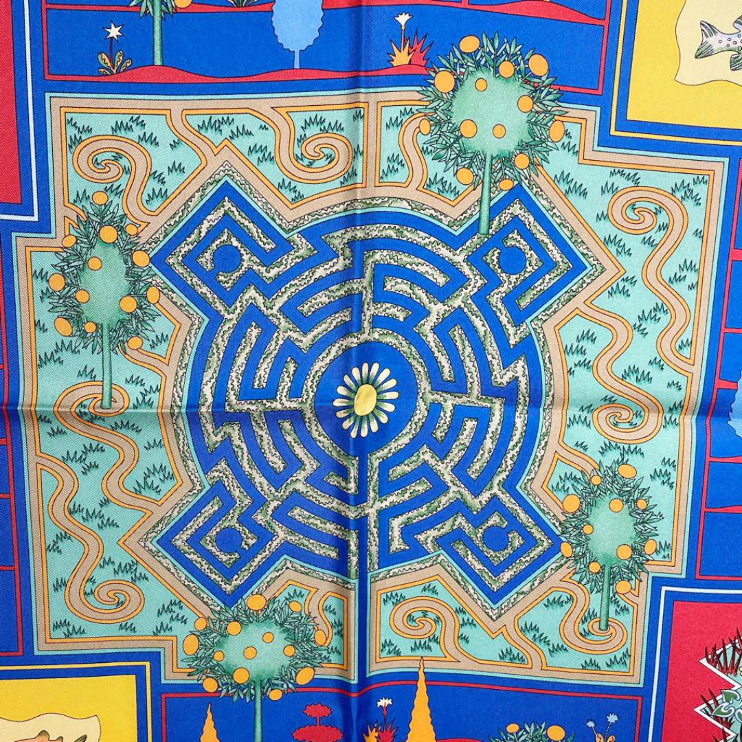 HERMES エルメス スカーフ カレ90 『Paridaiza(パラダイス)』 シルク