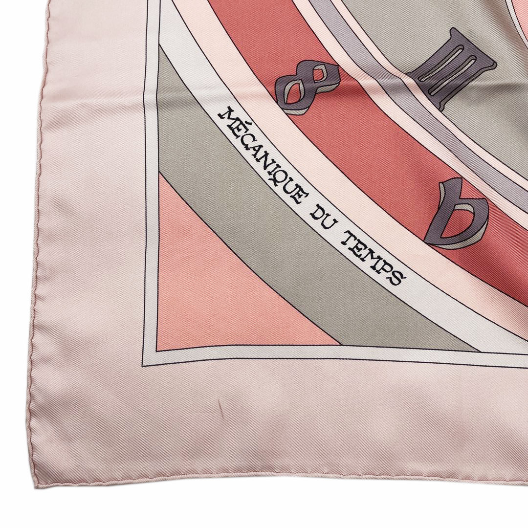 HERMES エルメス スカーフ カレ90 『MECANIQUE DU TEMPS(時の仕掛け