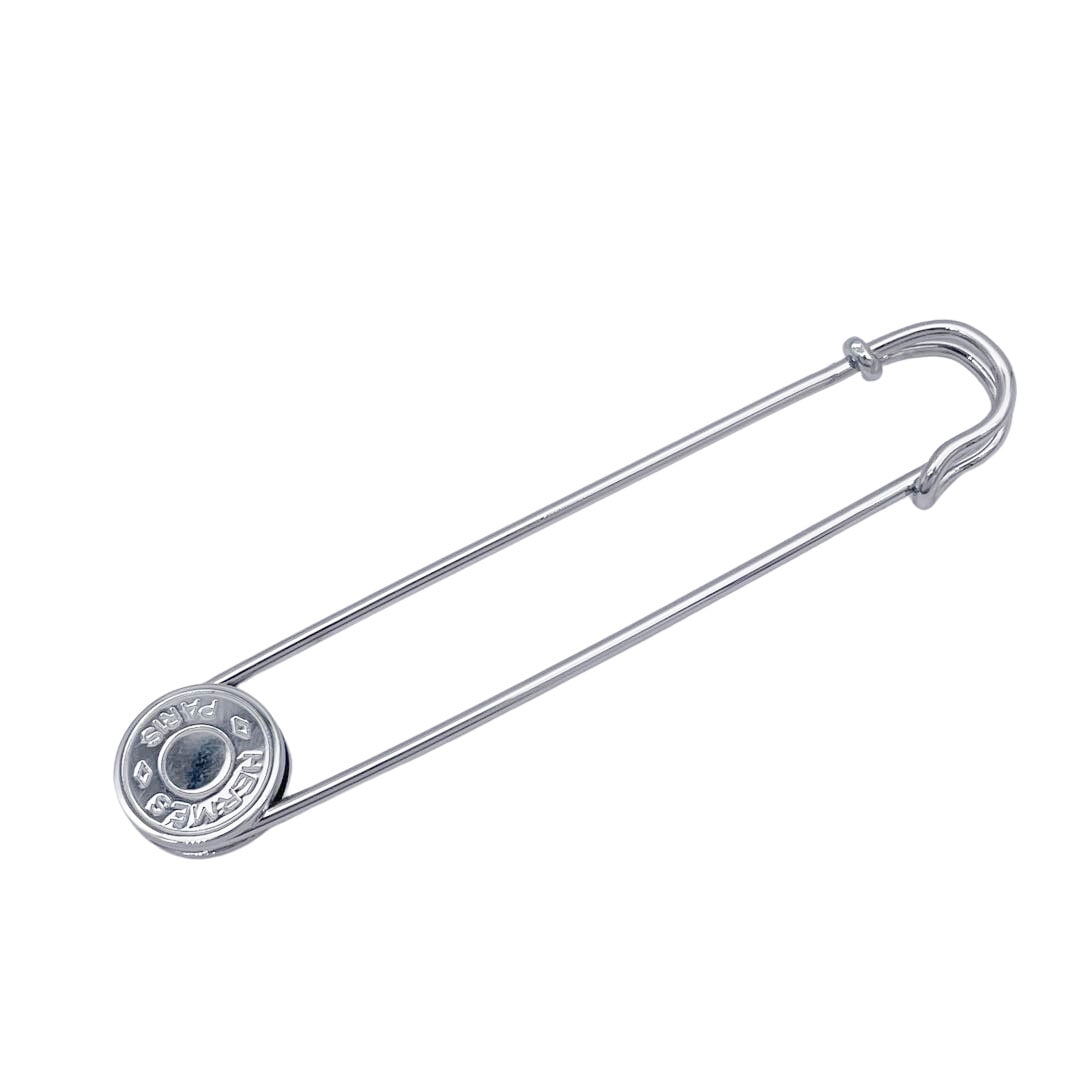 HERMES エルメス セリエ ピンブローチ 安全ピン シルバー