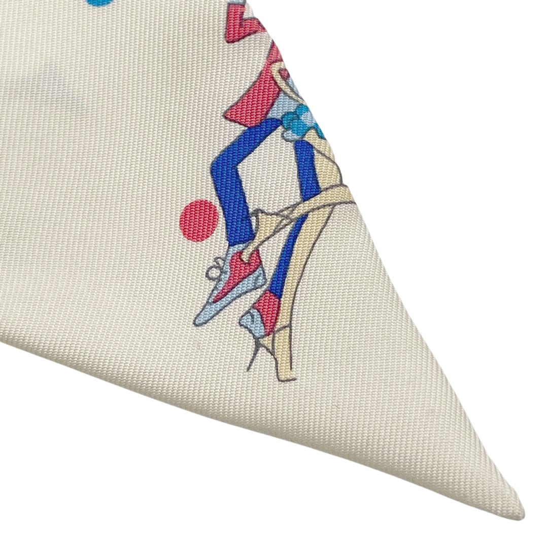 HERMES エルメス スカーフ ツイリー 『Ex-Libris Les Parisiennes