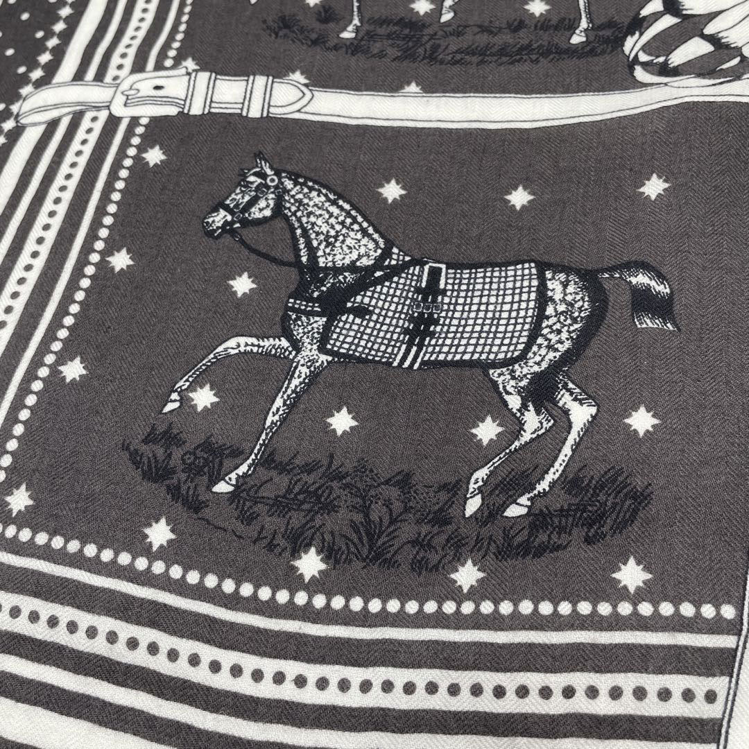 HERMES エルメス ショール ストール カレジェアン140『Couvertures et