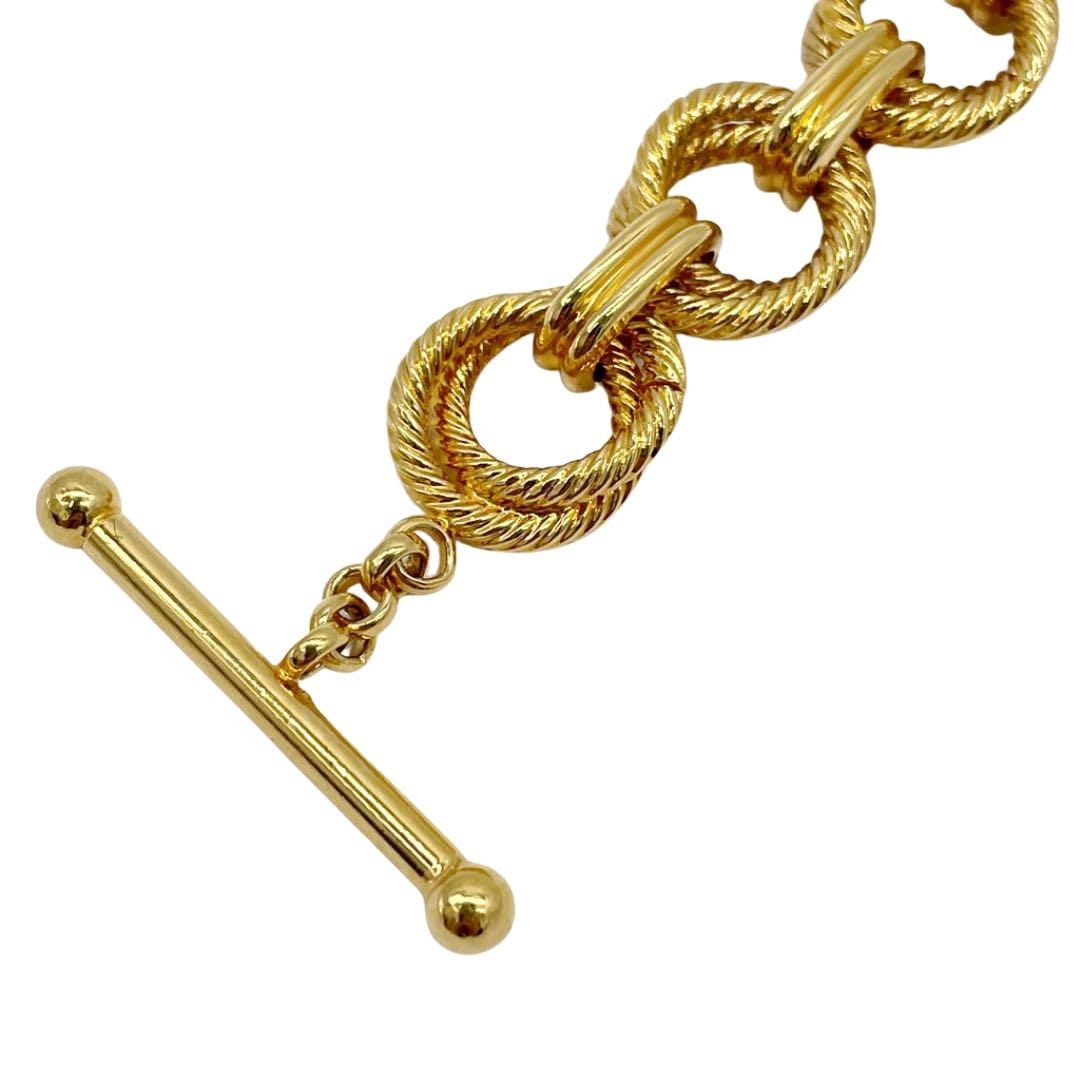 CELINE セリーヌ チェーンブレスレット ゴールド ヴィンテージ