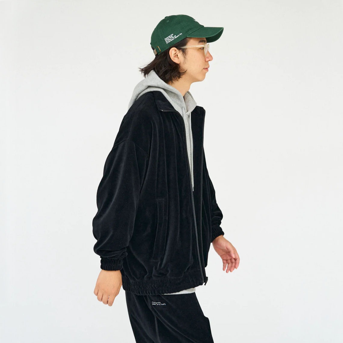 FreshService フレッシュサービス VELOUR JERSEY BLOUSON ベロア