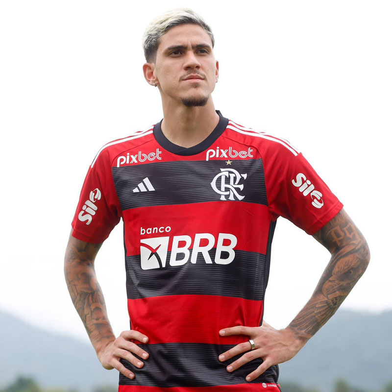 □取り寄せ商品□フラメンゴ 23/24 フルスポンサー ホームユニフォーム