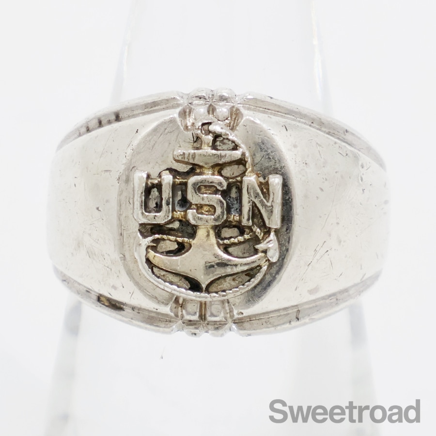 ミリタリーリング USN アメリカ海軍 17号 スターリングシルバー 1940