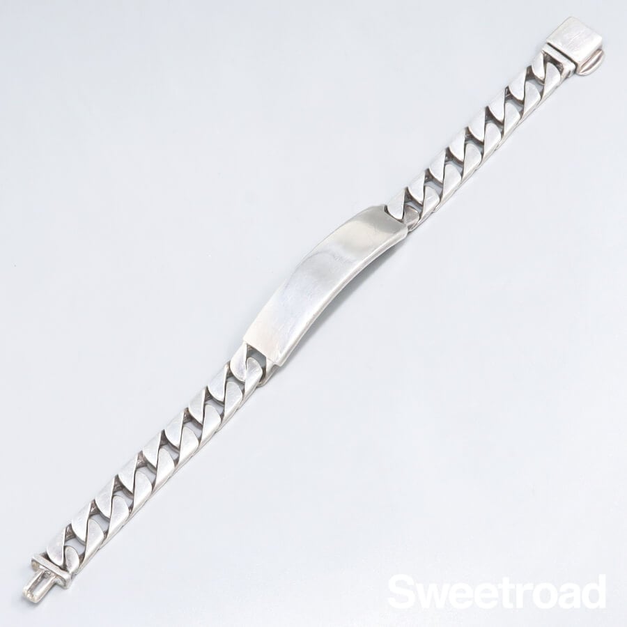 ヴィンテージティファニー 喜平IDブレスレット 925シルバー w-30218