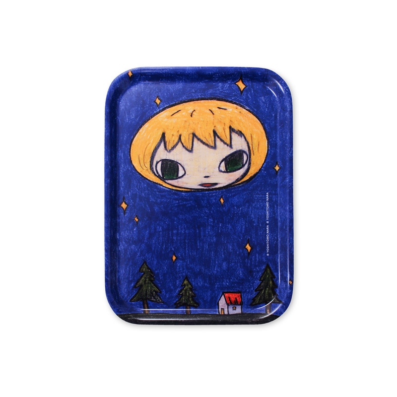 奈良美智 | アートトレイ Untitled(2006)| 森美術館オンラインショップ