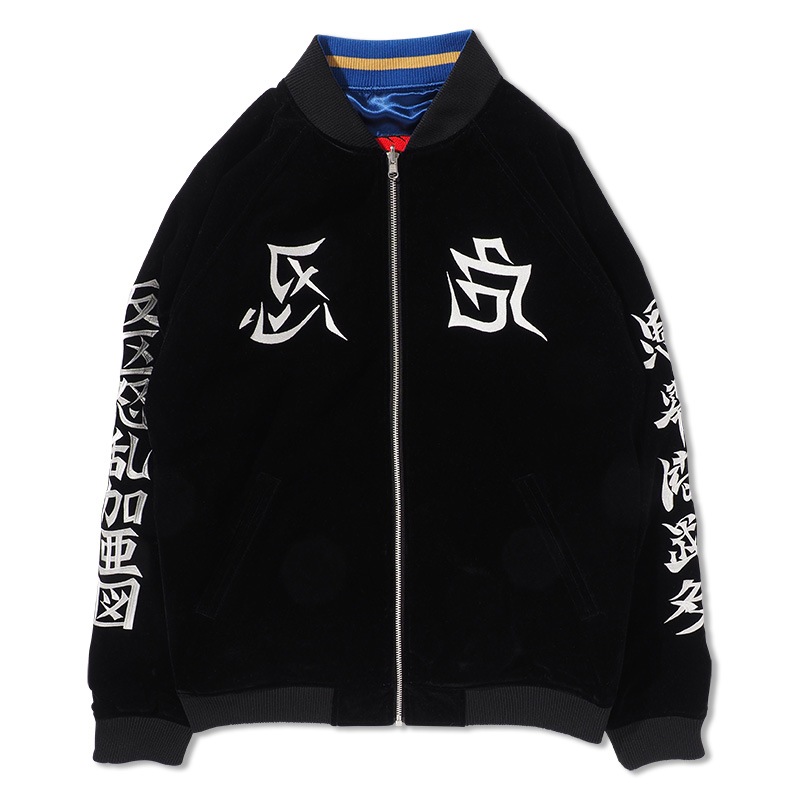 PDSxGreatMUTA］グレート・ムタ スカジャン / BLUE | ALL ITEMS