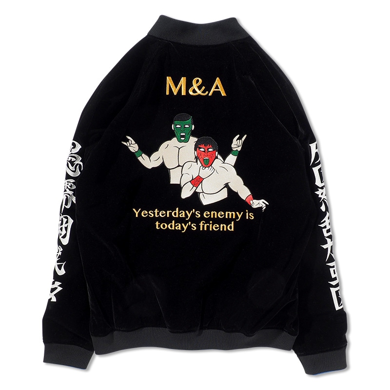 PDSxGreatMUTA］グレート・ムタ スカジャン / BLUE | ALL ITEMS