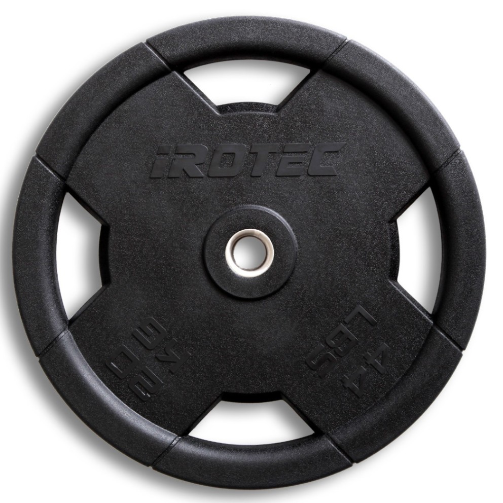 高品質ラバー】NEWオールラバープレート20kg(1枚) 【穴径29mm】 IROTEC