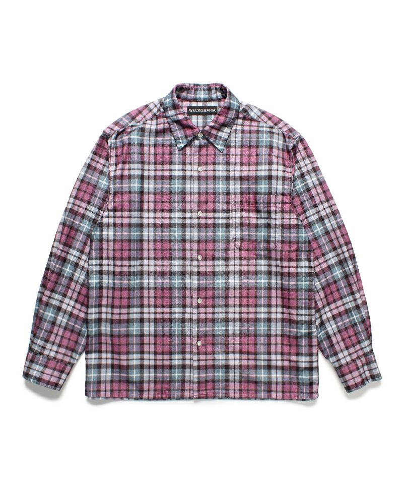 WACKO MARIA＞CHECK FLANNEL REGULAR COLLOR SHIRT | MAKES ONLINE STORE