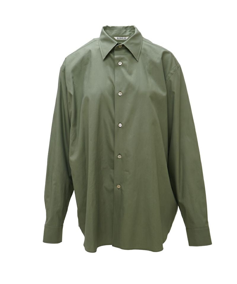 AURALEE＞WASHED FINX TWILL SHIRT | MAKES ONLINE STORE