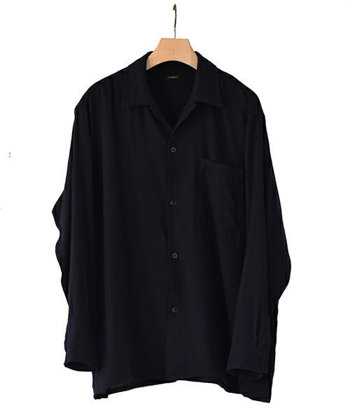 COMOLI＞カシミヤ和紙 オープンカラーシャツ（V01-01006） | MAKES