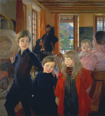 ある家族 The artist's family. 1890. | アルベール・ベナール Albert