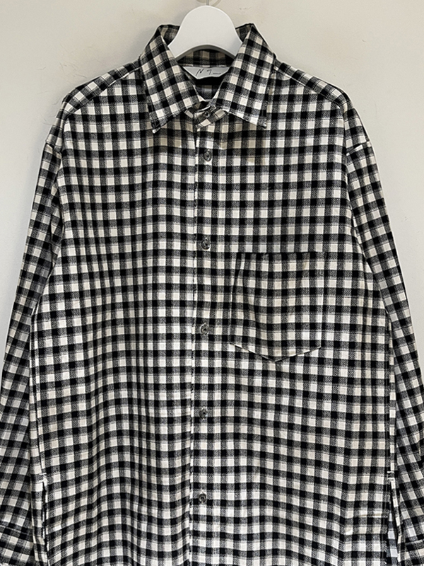 ANCELLM（アンセルム） C/R Check Over Shirt（C/Rチェックオーバー