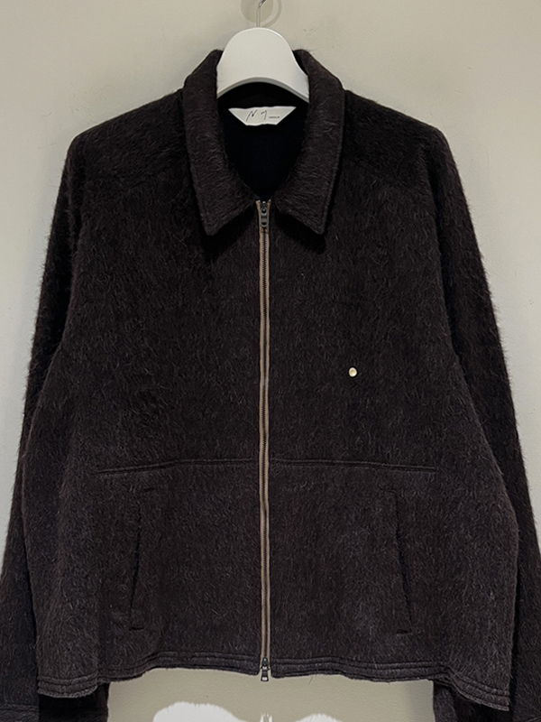 ANCELLM（アンセルム） Shaggy Zip Up Shirt（シャギージップアップ