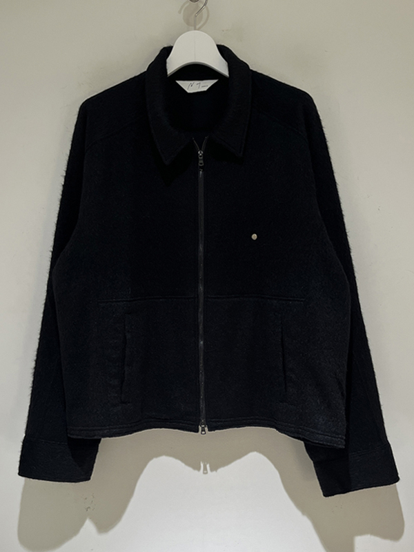 ANCELLM（アンセルム） Shaggy Zip Up Shirt（シャギージップアップ