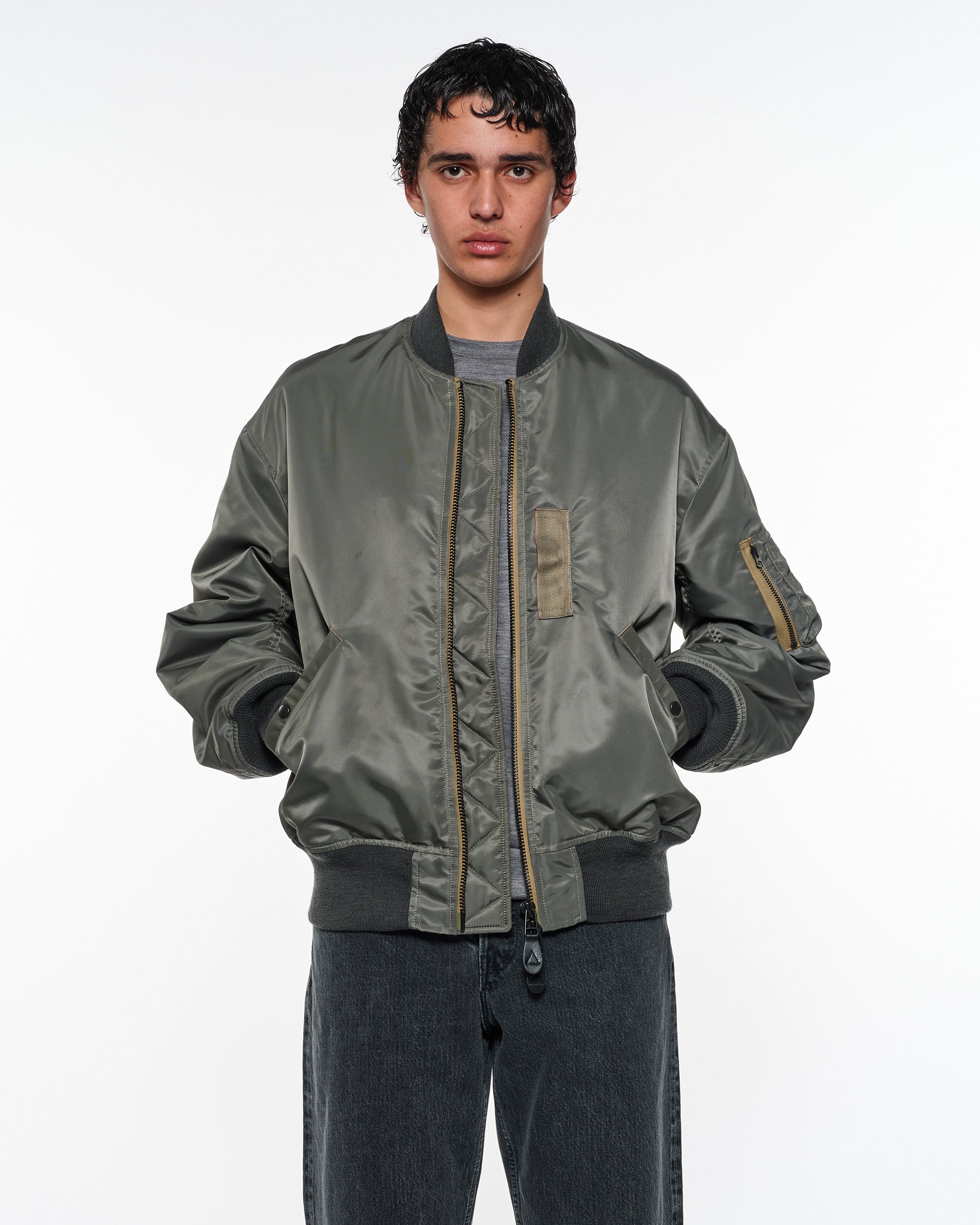 極美品【バズリクソンズ】L-2 フライトジャケット セージグリーン 36