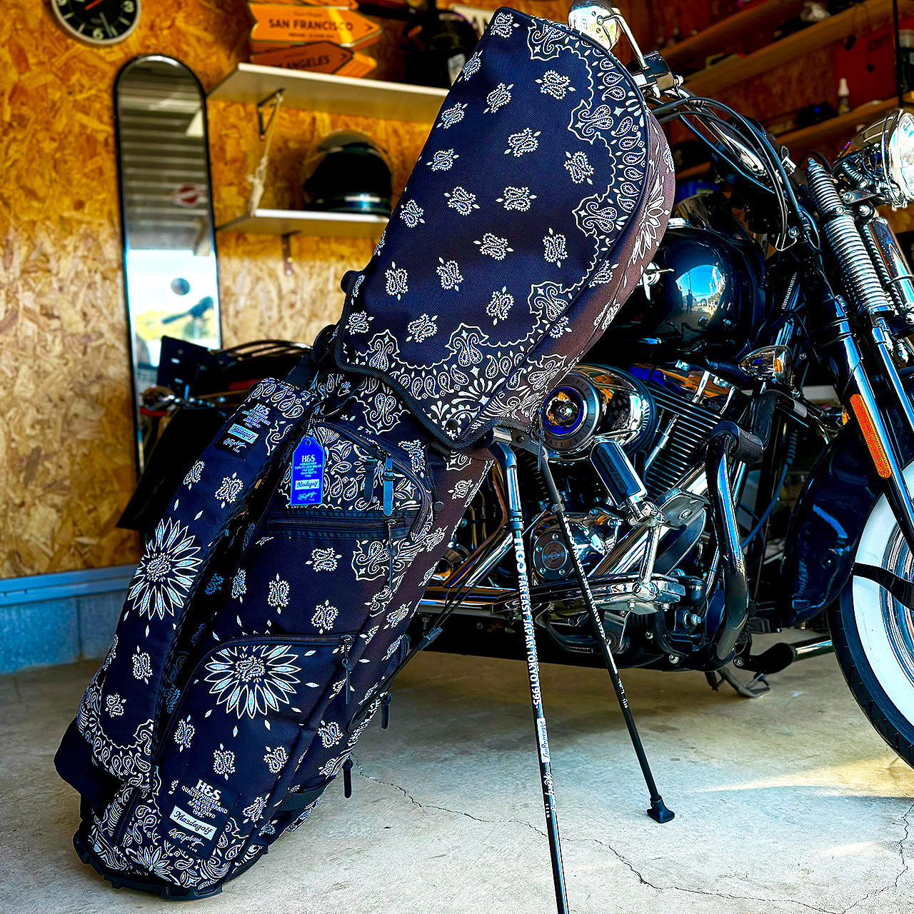 HideandSeek』 × 『MasdaGolf』 × 『KenYahagi』 コラボキャディバッグ