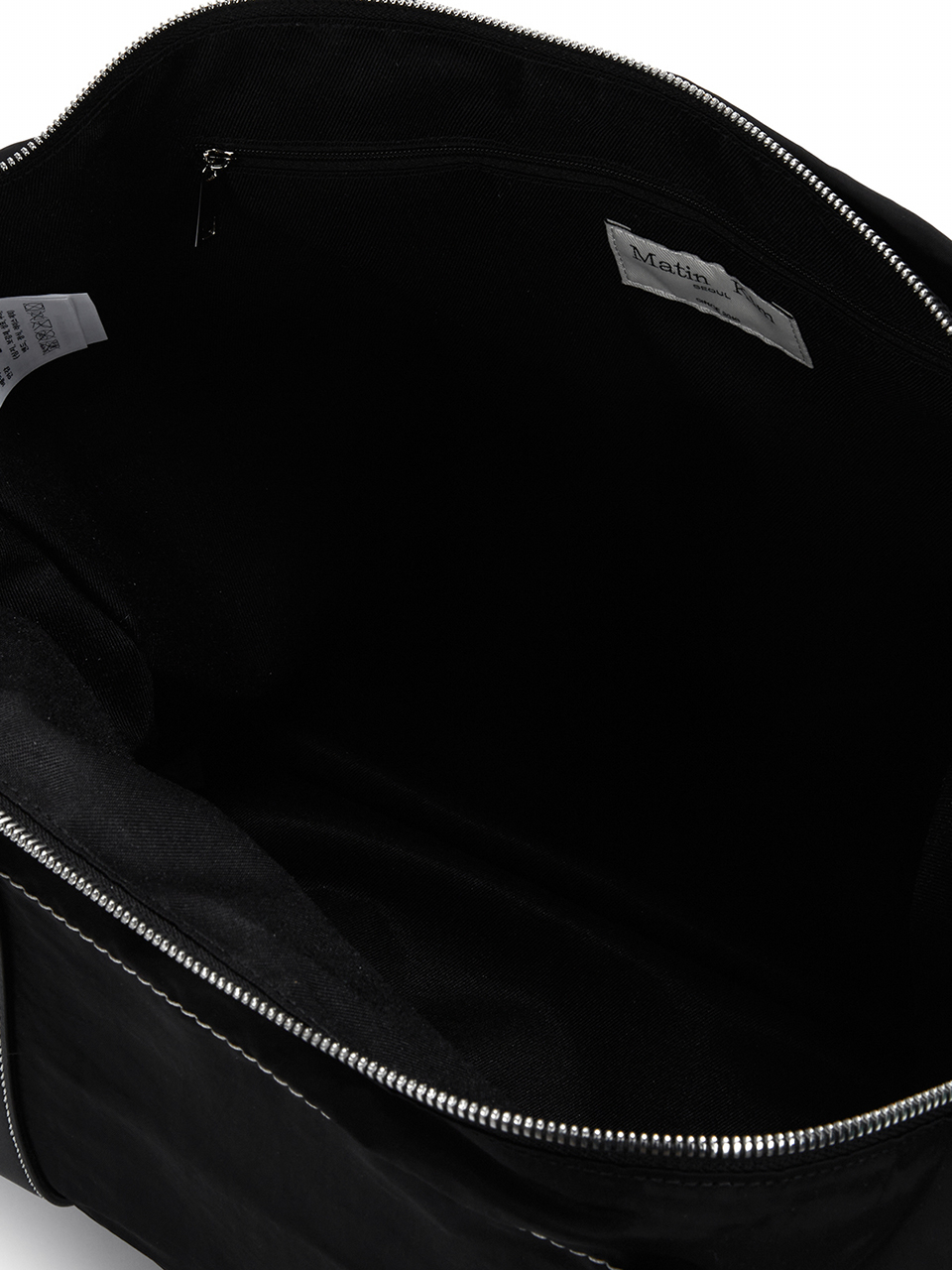 MUSINSA公式 | MATIN KIM FABRIC NEW SHOPPER BAG IN BLACK